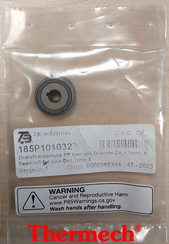 Приводной ролик TBi 1,2 мм, профиль X, для PP2R-HW