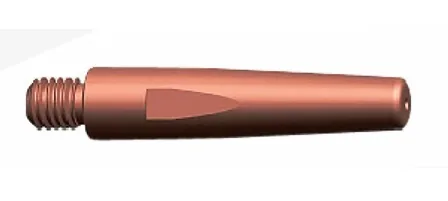 Наконечник контактный CuCrZr M6×8,7×45 мм, Ø1,0 мм ARCTEC