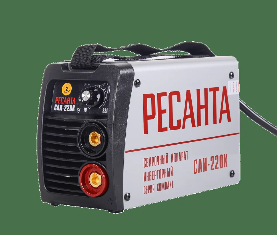 Сварочный инвертор Ресанта САИ 220К (компакт)