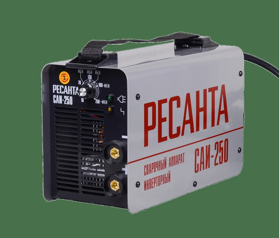 Сварочный инвертор Ресанта САИ 250 в кейсе