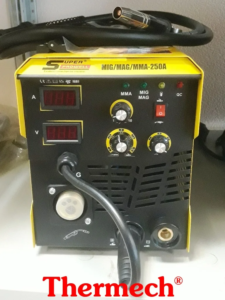 Сварочный аппарат SUPER PROWELL MIG/MAG/MMA/TIG lift 250A PRO