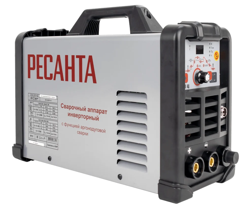 Сварочный инвертор Ресанта САИ-200 АД НАКС