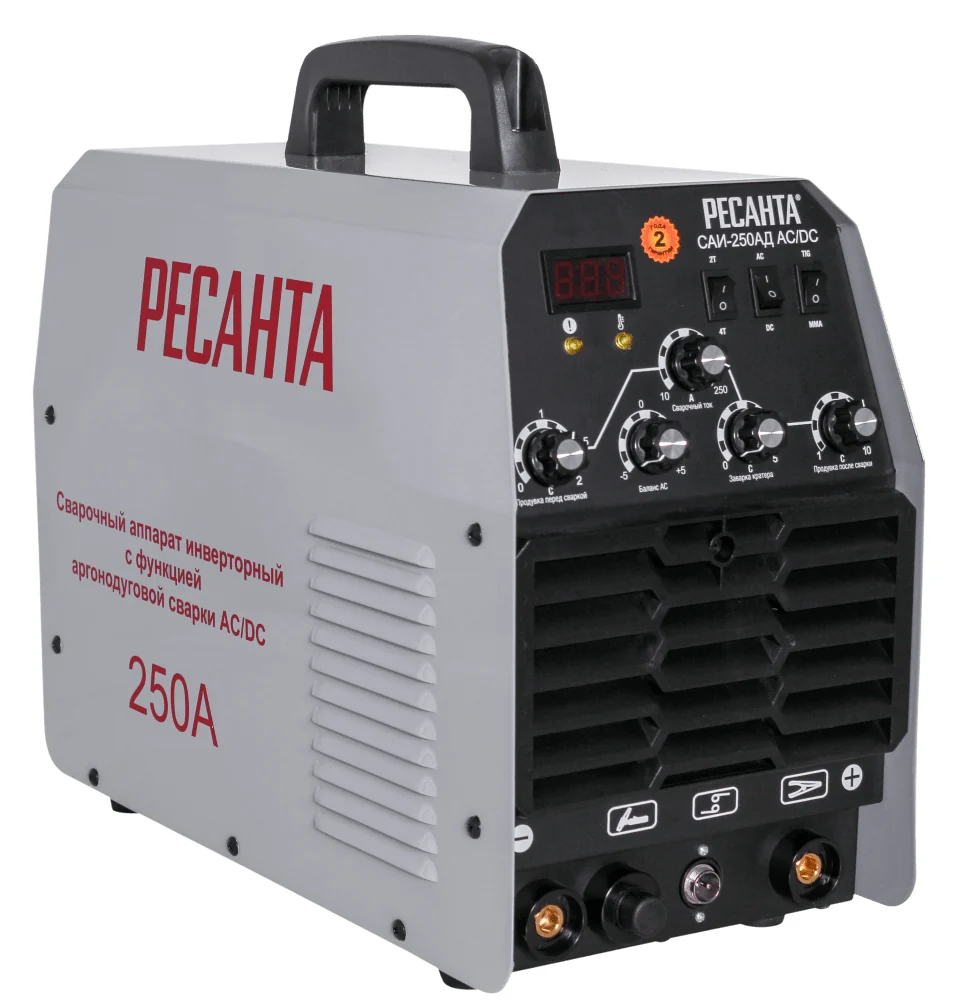 Сварочный инвертор Ресанта САИ-250 АД (AC/DC)