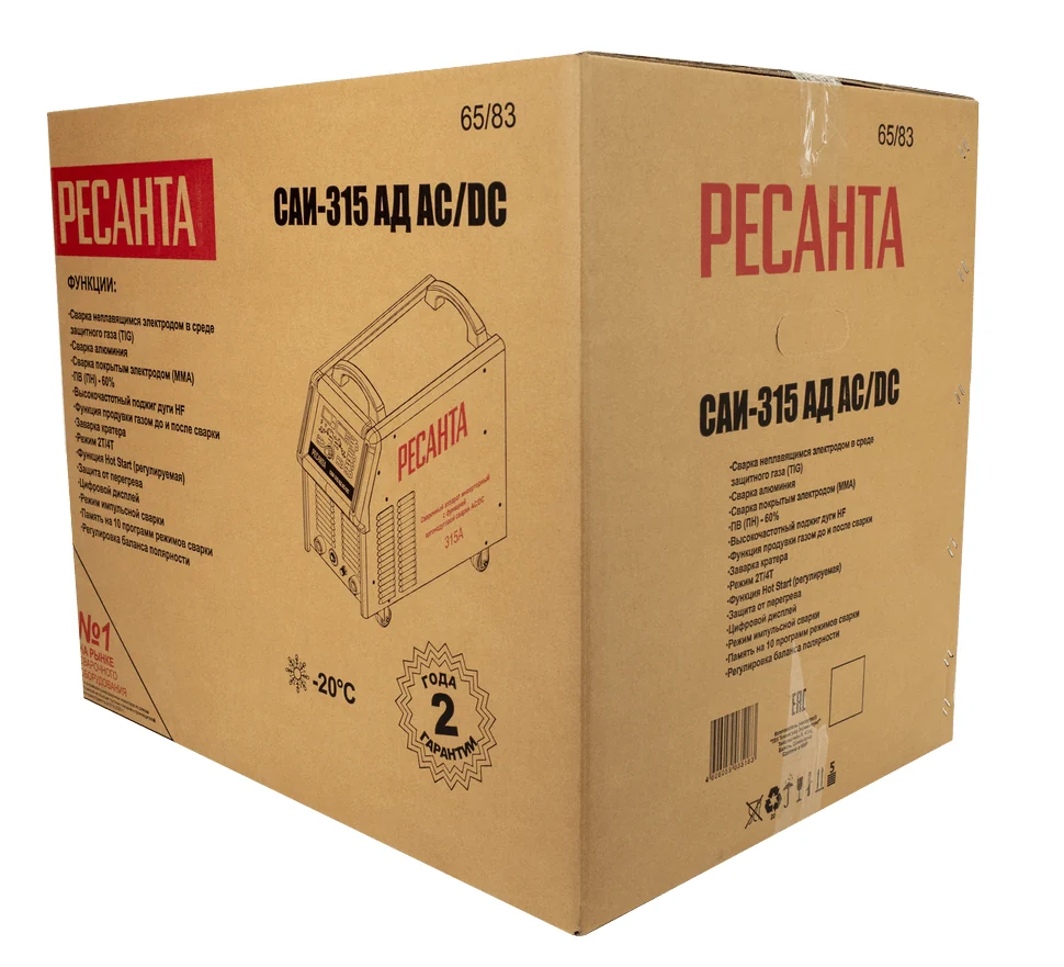 Сварочный инвертор Ресанта САИ-315 АД (AC/DC)